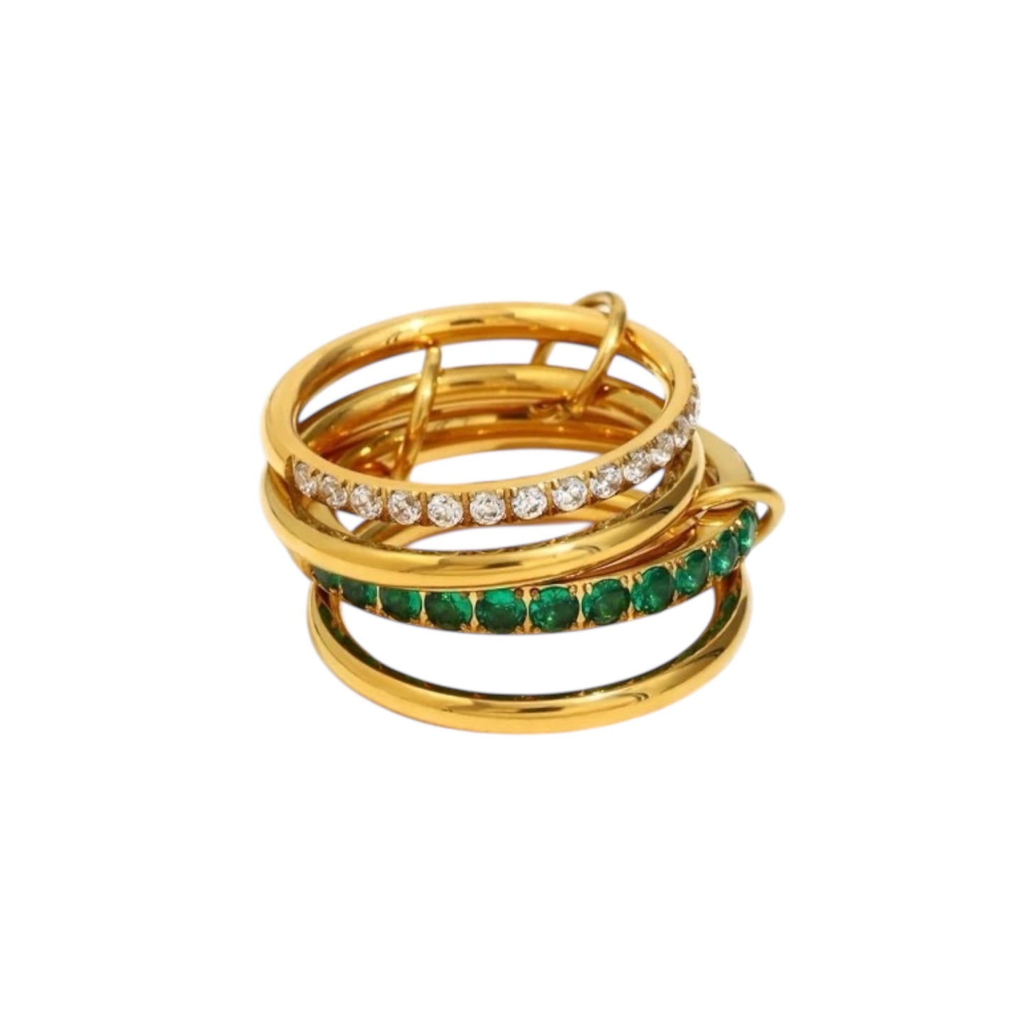 Anel Link Green