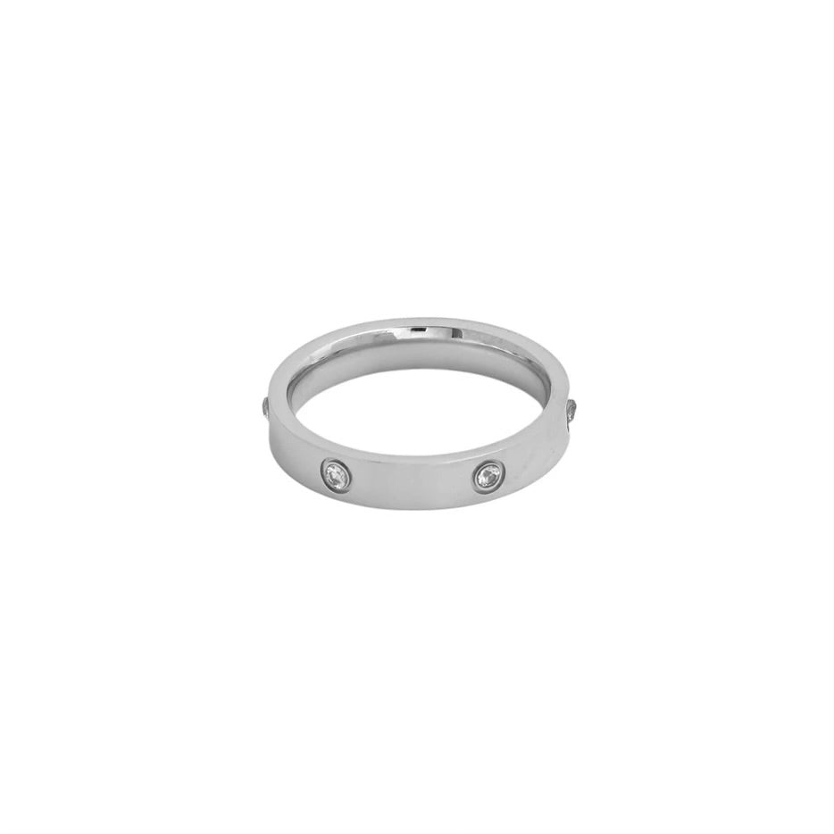 Anel Pave Love