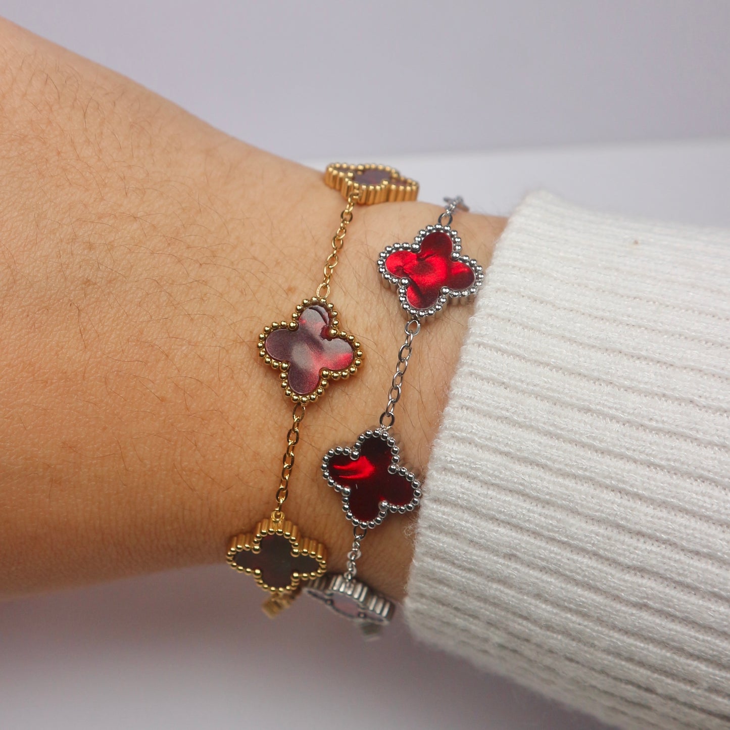 Pulseira Flower Colors Gold