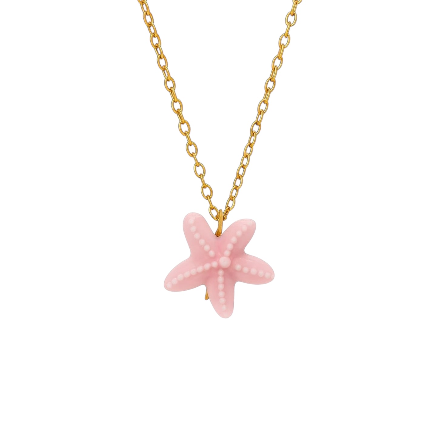 Colar Pink StarFish
