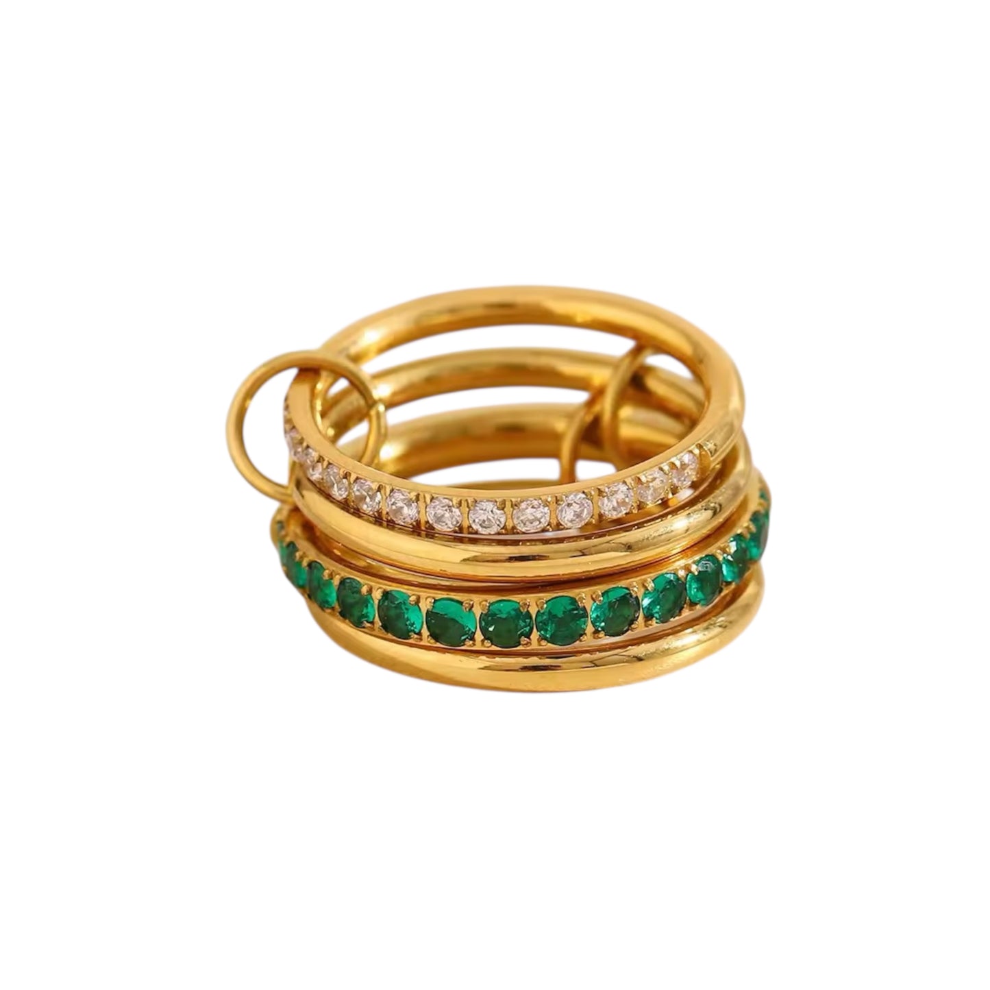 Anel Link Green