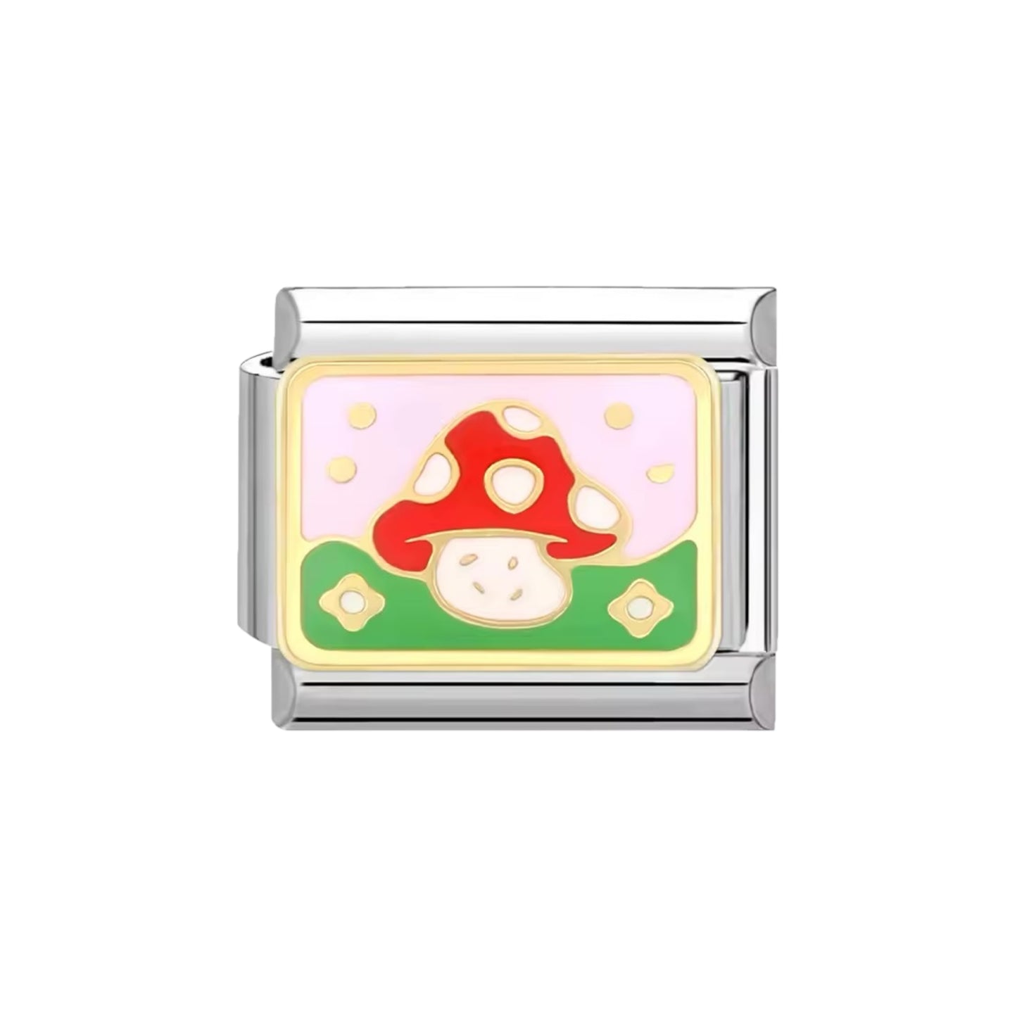 Cute Mushroom Silver