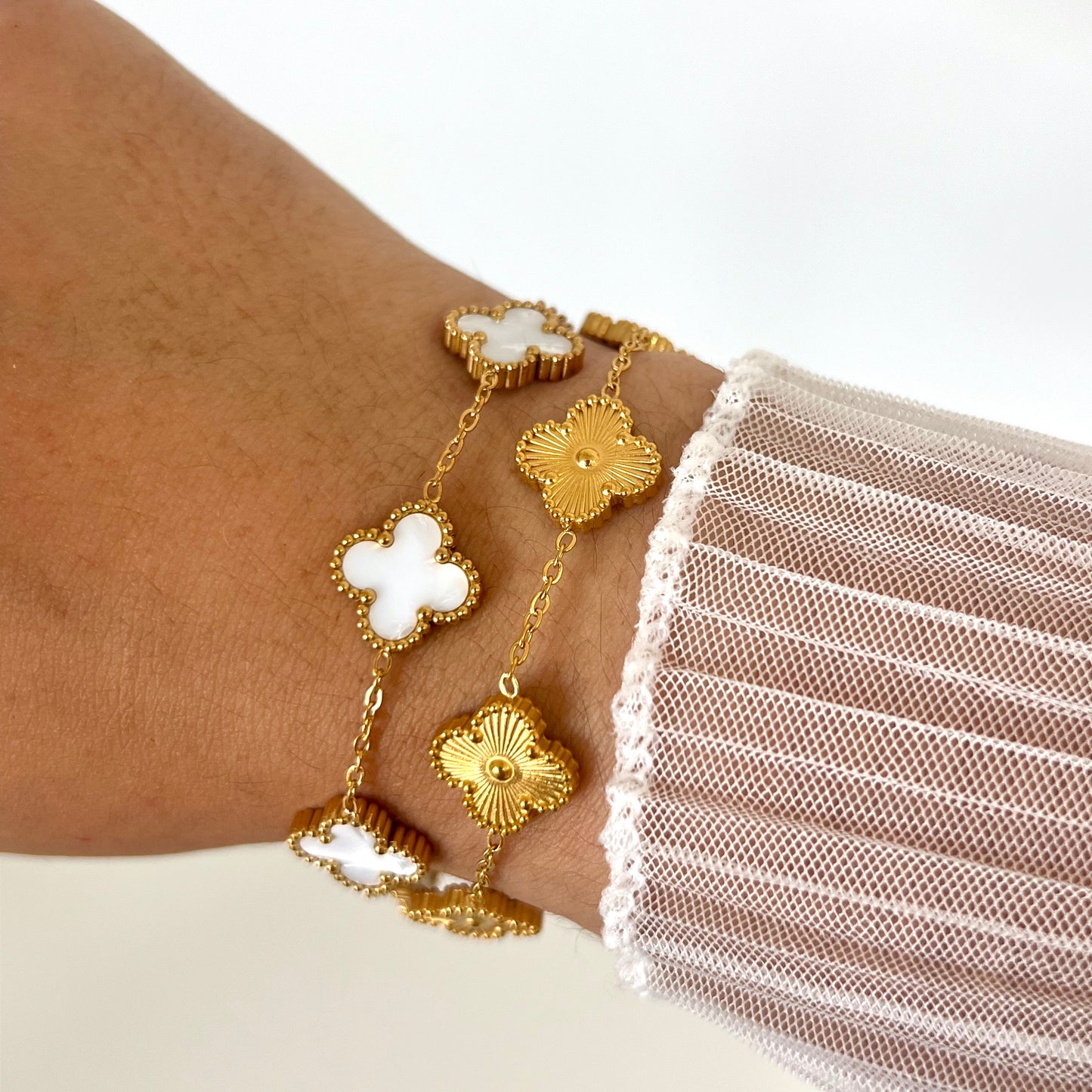 Pulseira Flower Gold