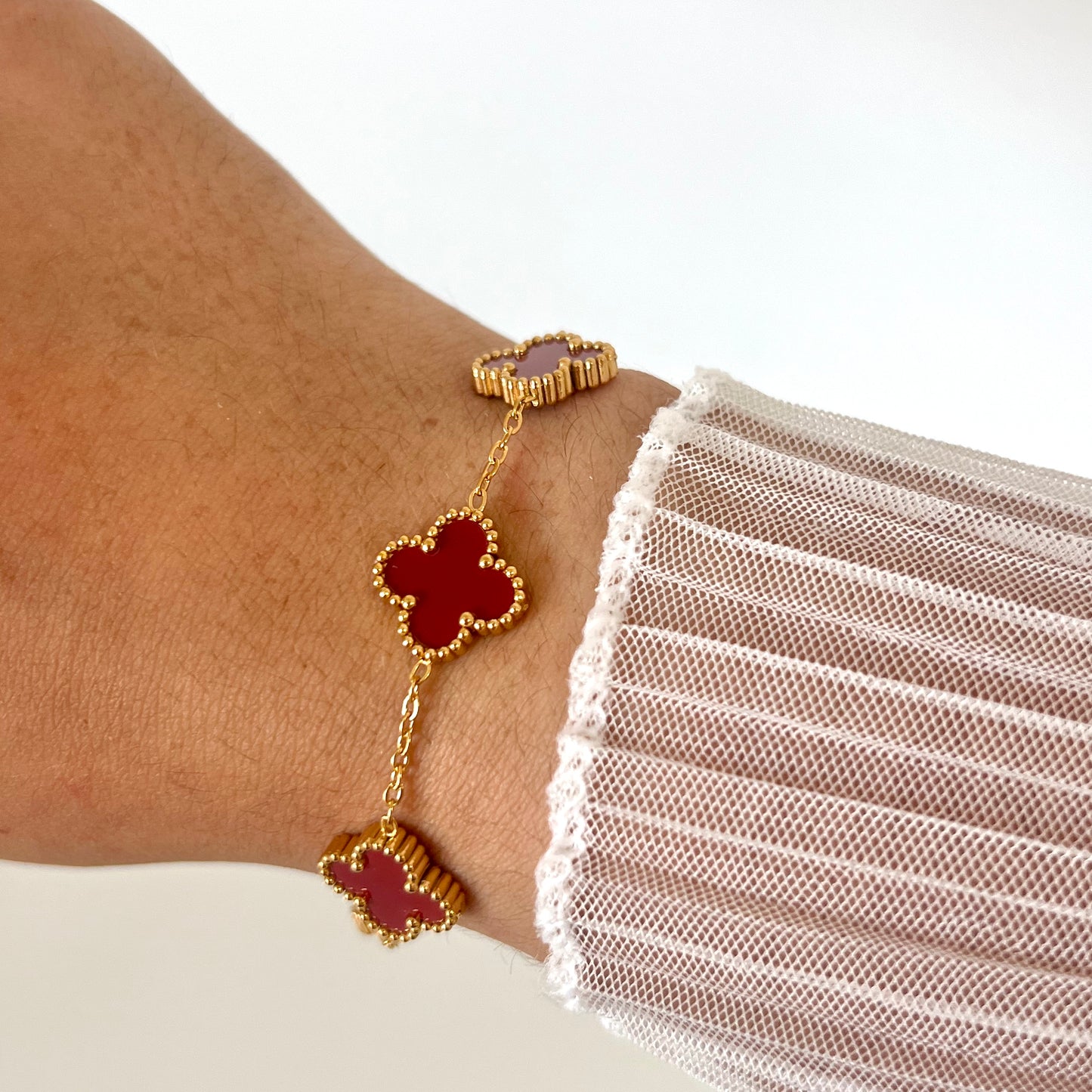 Pulseira Flower Colors Gold