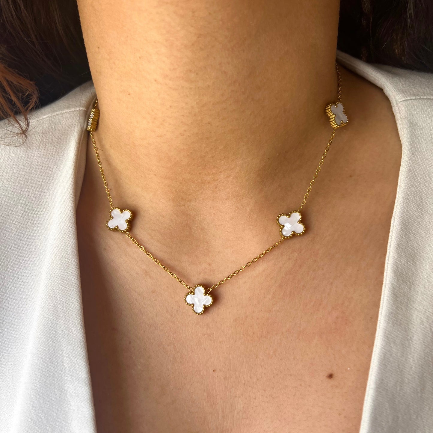 Colar Flowers Gold