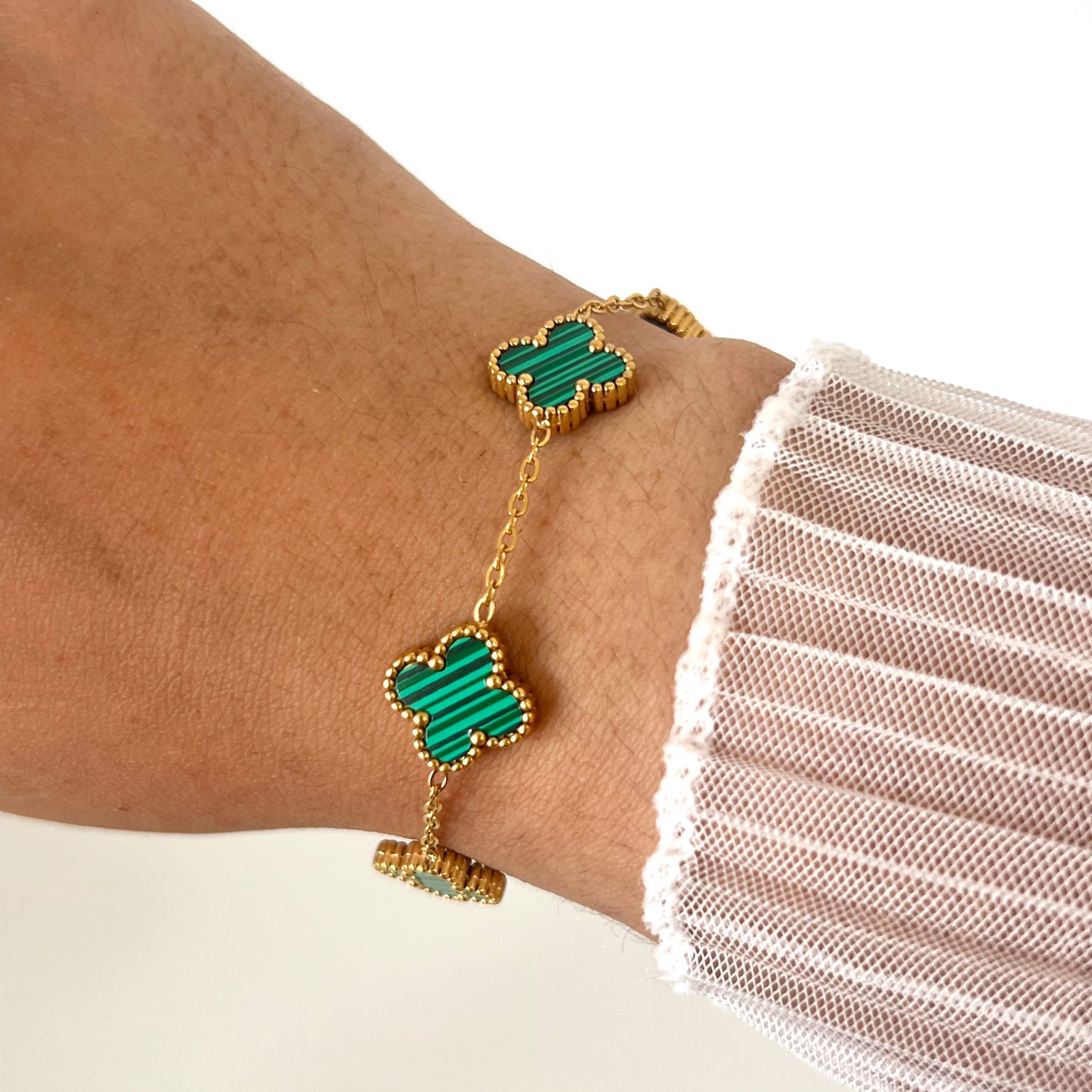 Pulseira Flower Colors Gold