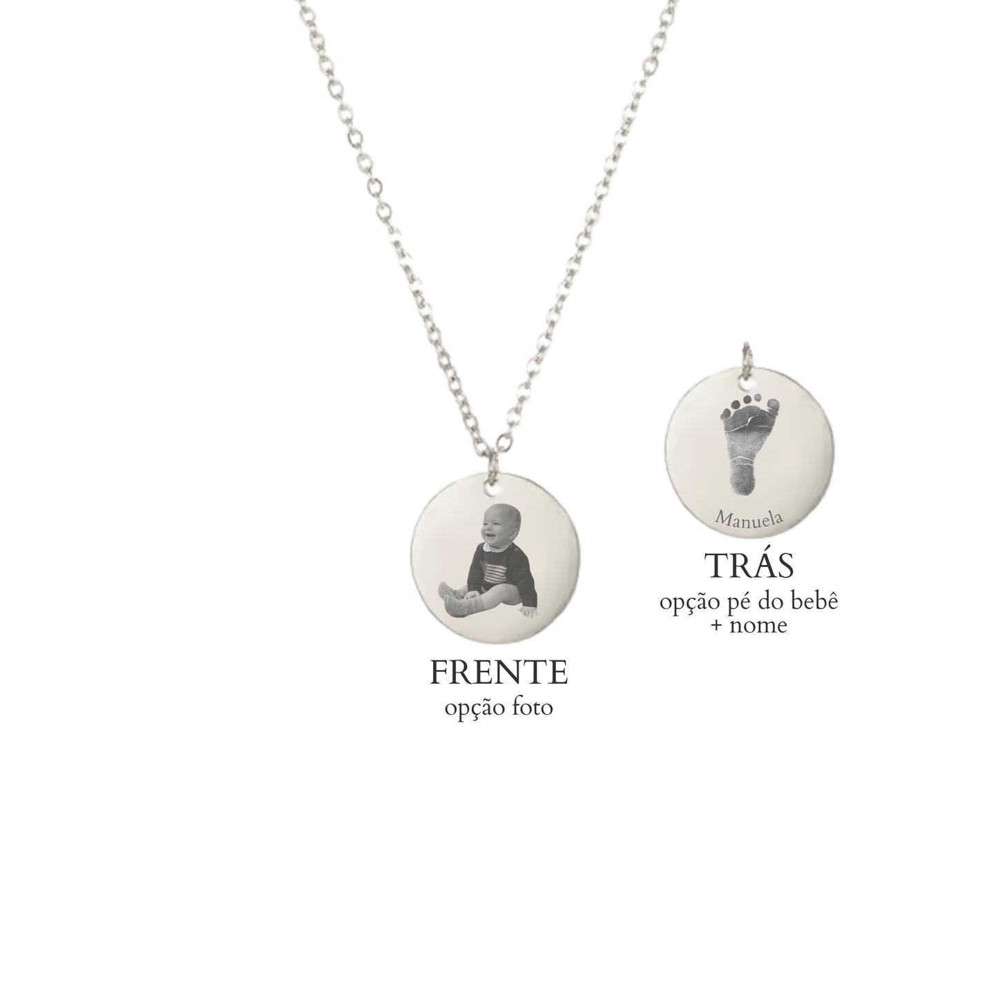 Colar Medalha Personalizável