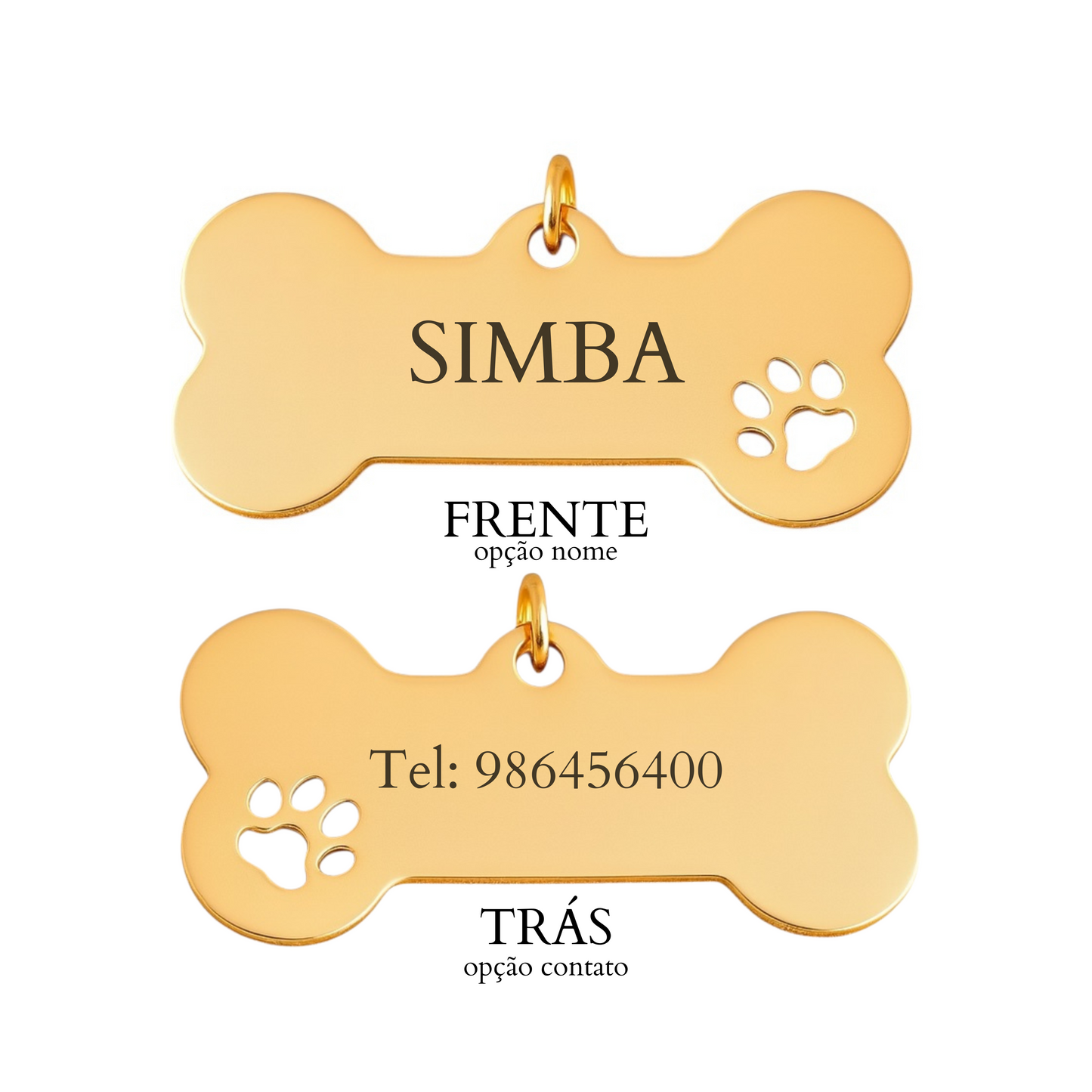 Medalha Pet Personalizável