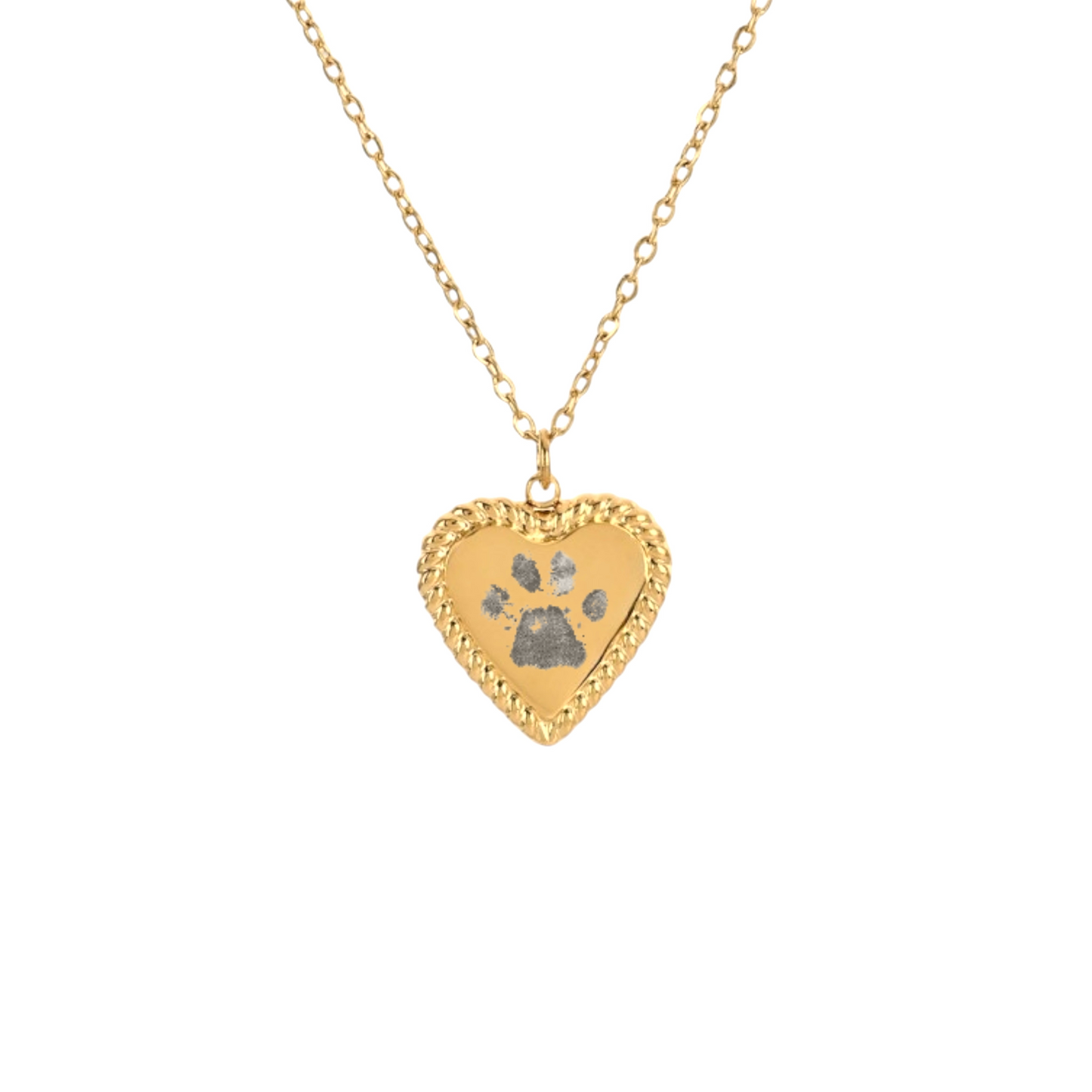 Colar Medalha Coração Personalizável