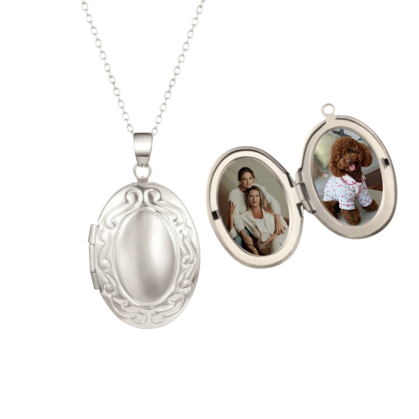 Relicário Oval Personalizável