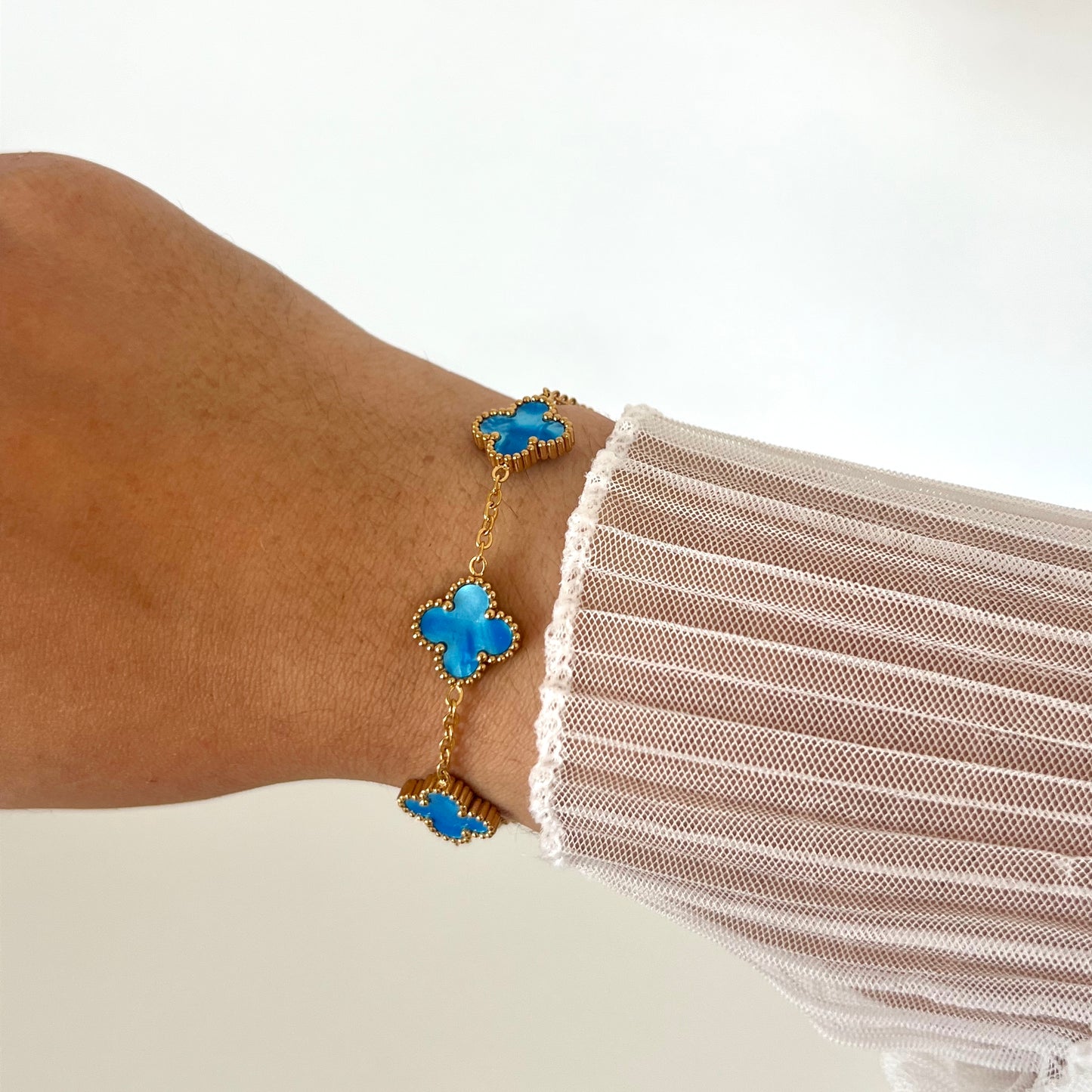 Pulseira Flower Colors Gold