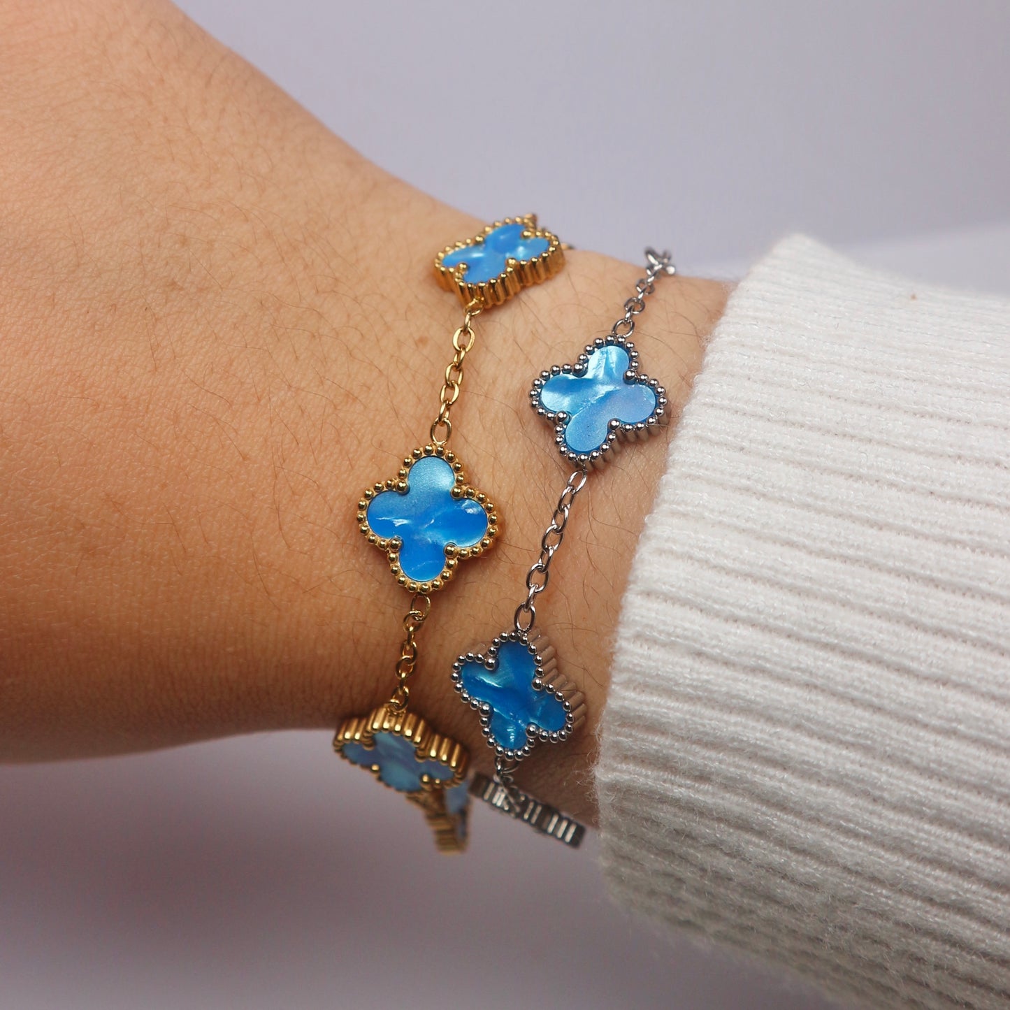 Pulseira Flower Colors Gold
