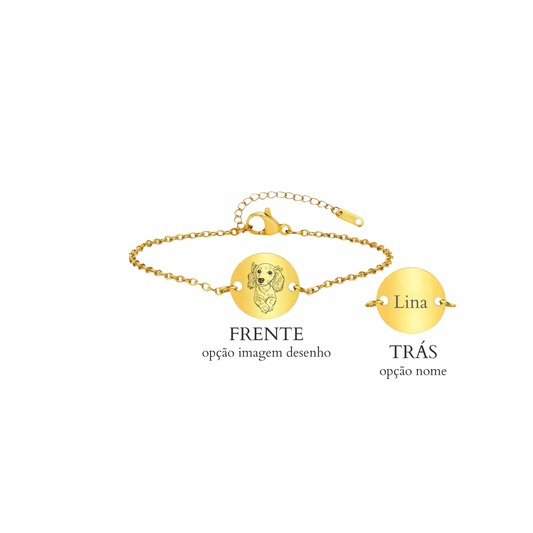 Pulseira Medalha Personalizável