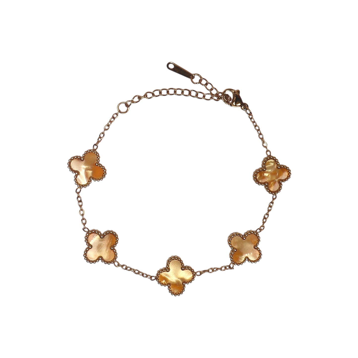 Pulseira Flower Colors Gold