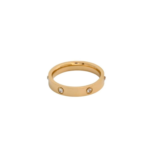 Anel Pave Love