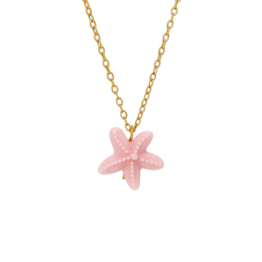 Colar Pink StarFish