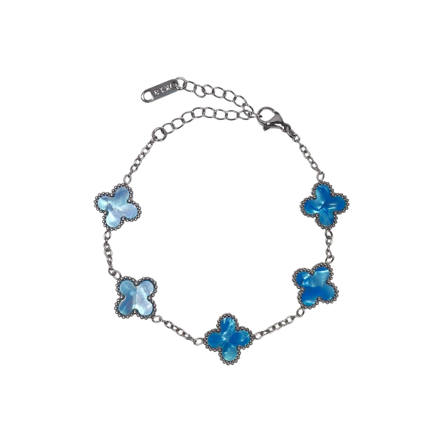 Pulseira Flower Colors Silver