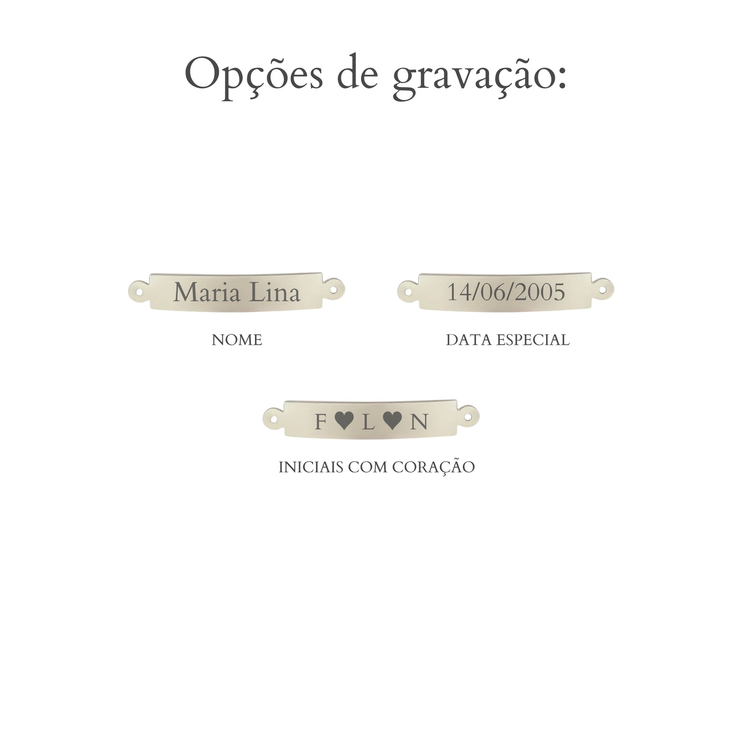 Pulseira Retangular Personalizável