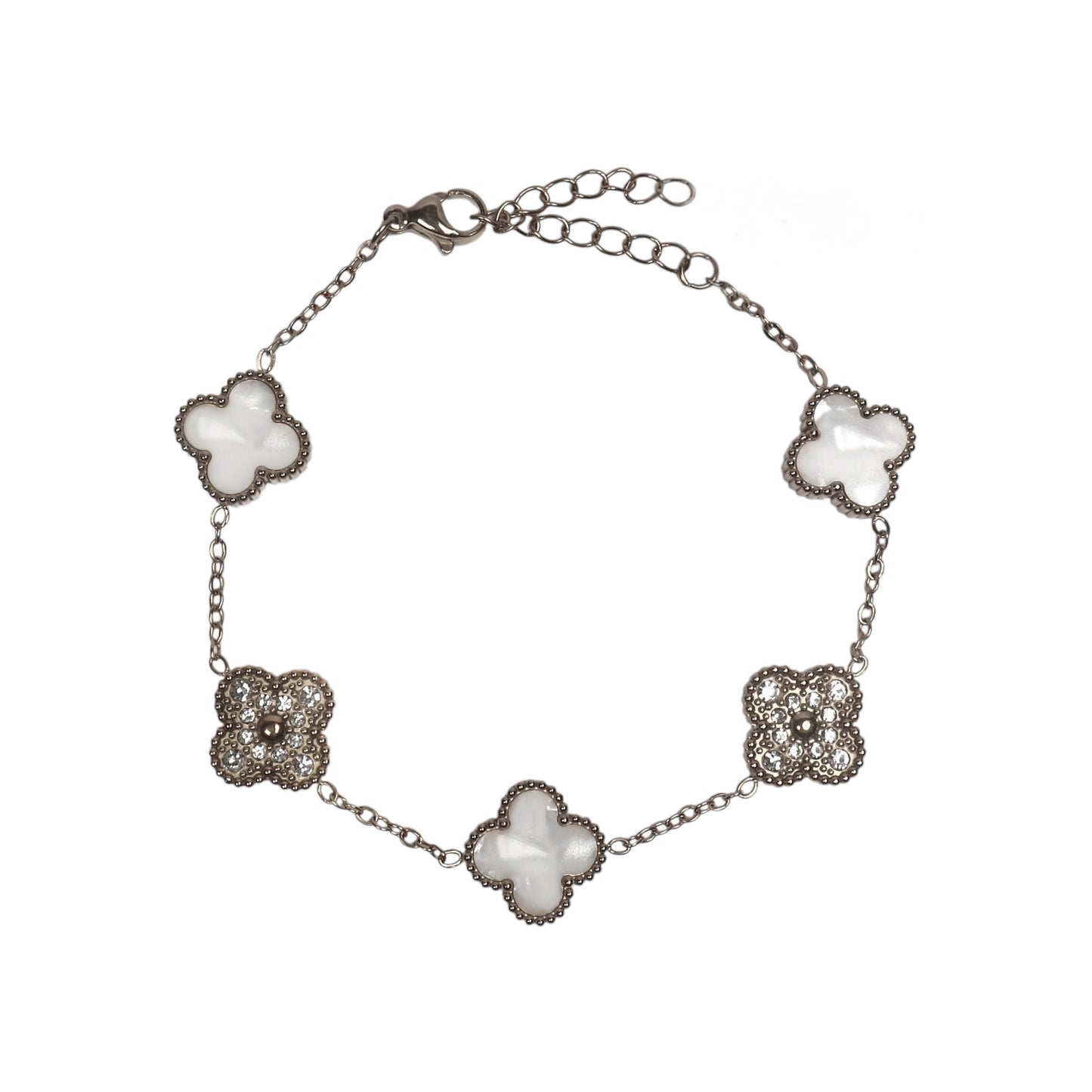 Pulseira Flower Silver