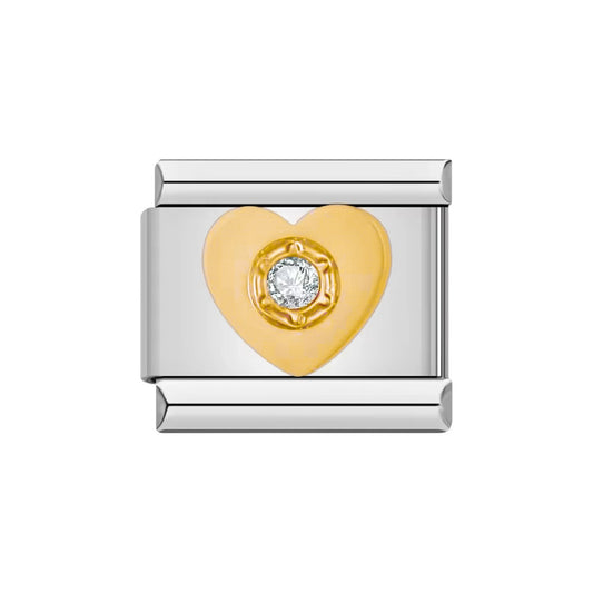 Gold Heart Stone