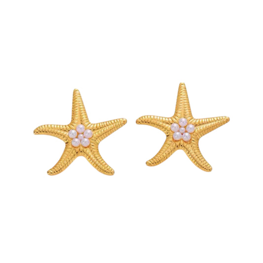 Brinco StarFish Pearl
