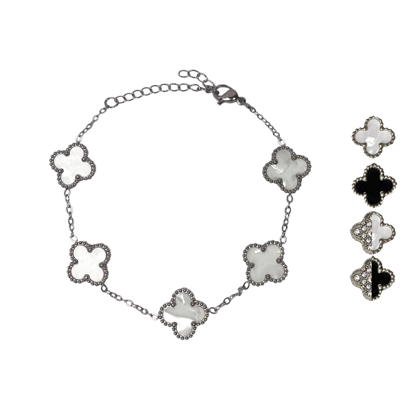 Pulseira Flower Silver