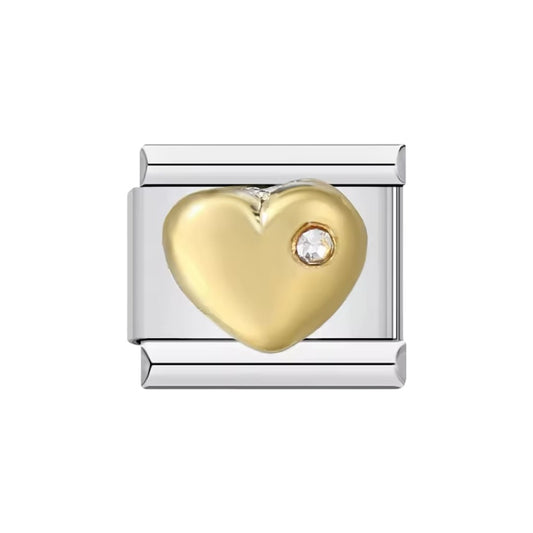 Gold Heart 3D